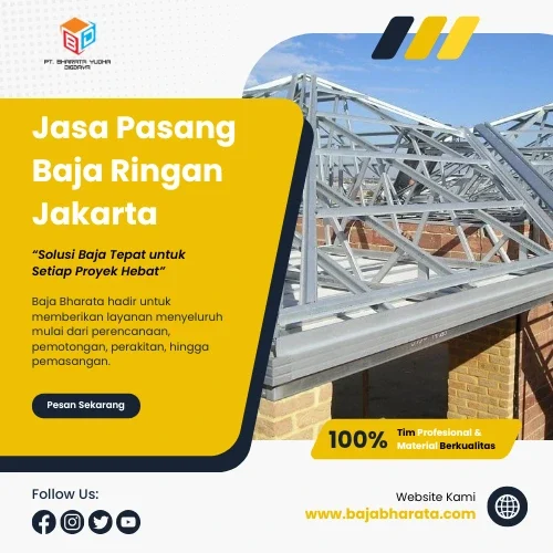 Jasa Pasang Baja Ringan Jakarta
