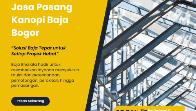 Jasa Pasang Kanopi Baja Bogor