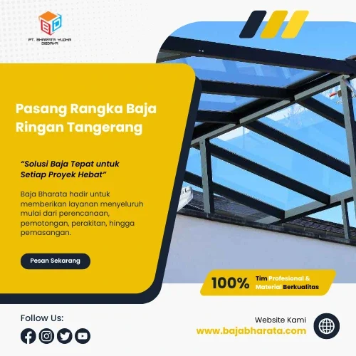 Pasang Rangka Baja Ringan Tangerang