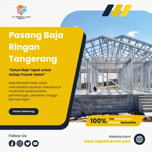 pasang baja ringan tangerang